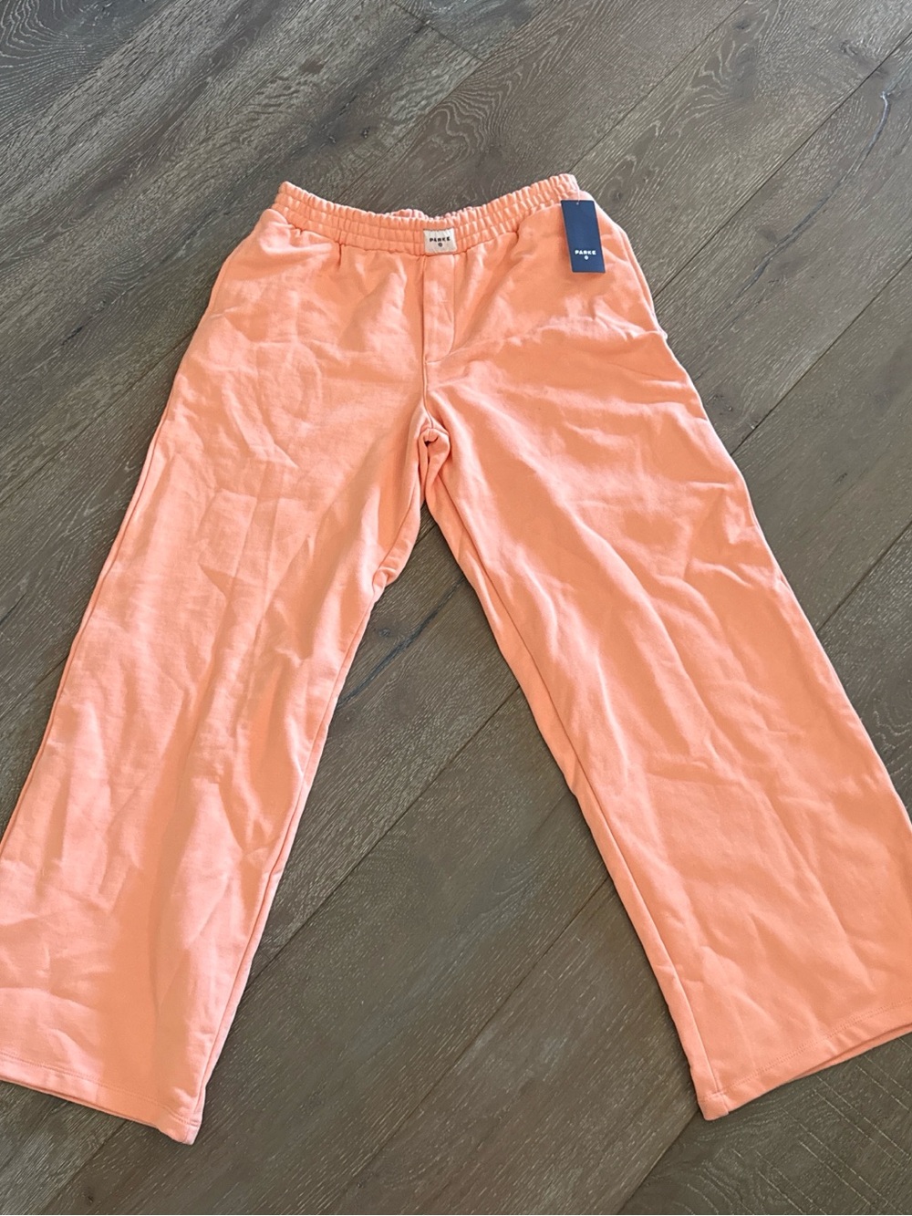 Wide Leg Women's Pants in Peach - Unbranded